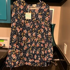 Umgee brand new with tags tunic/ mini dress Lg